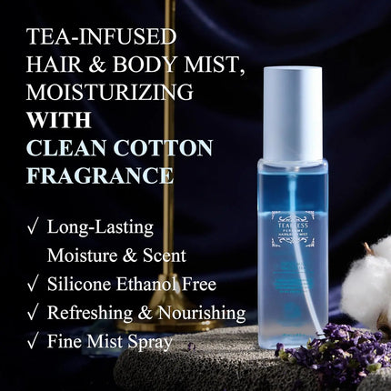 Teabless Cotton Blue Mallow Tea Perfume Hair & Body Mist