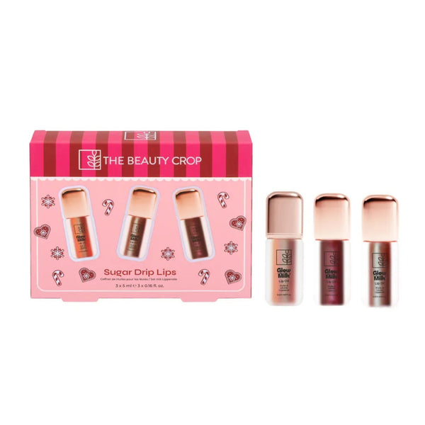 The Beauty Crop Bake Haus Sugar Drip Lips, lip kit met glanzende lipgloss