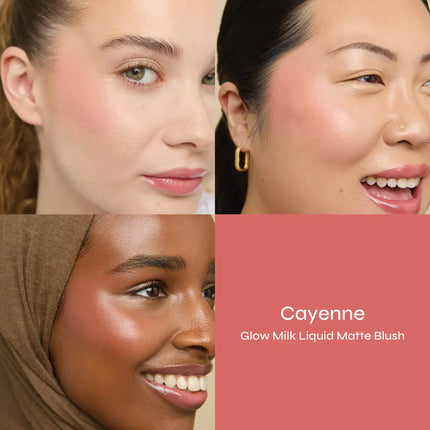 The Beauty Crop Glow Liquid Matte Blush Cayenne