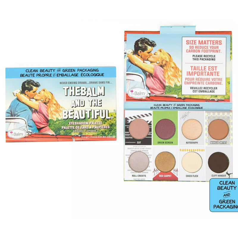 TheBalm Eyeshadow Palette Thebalm and the Beautiful Episode 1, oogschaduwpalette met acht tinten