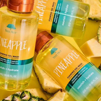 Tree Hut Foaming Gel Body Wash Pineapple