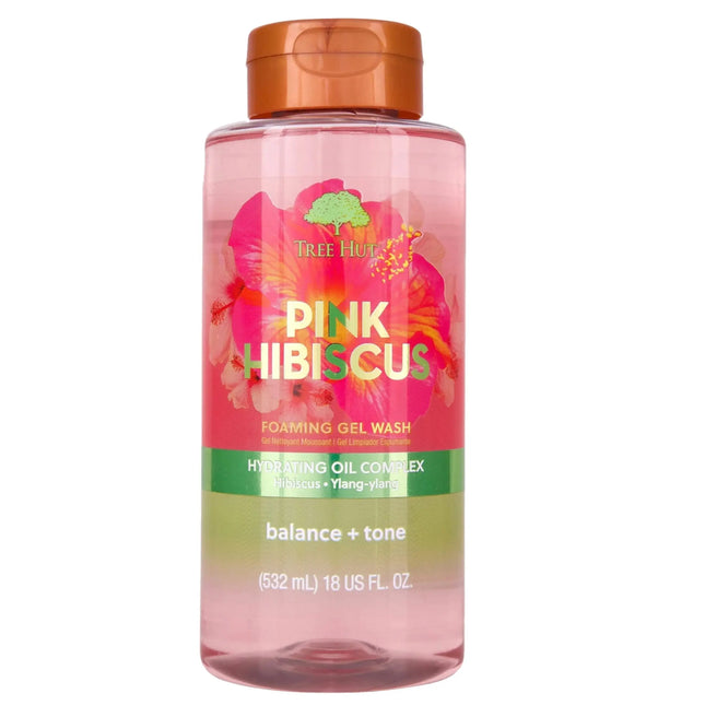 Tree Hut Foaming Gel Body Wash Pink Hibiscus