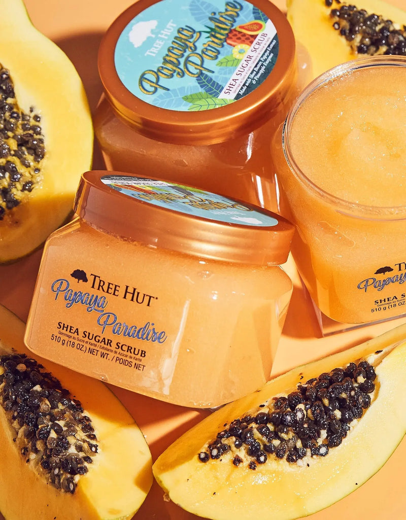 Tree Hut Shea Sugar Scrub Papaya Paradise