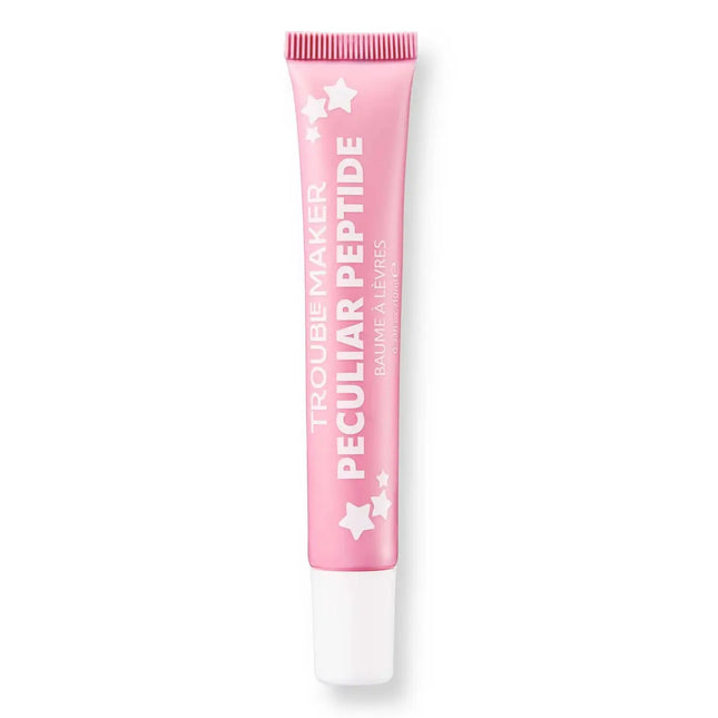 Trouble Maker Peculiar Peptide Shimmer Lip Balm Birthday Cake Pink