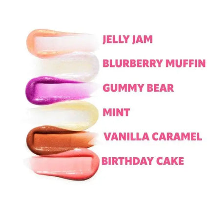 Trouble Maker Peculiar Peptide Shimmer Lip Balm Mint Gold Clear