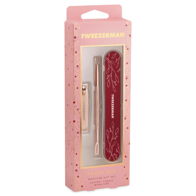 Tweezerman Vintage Rose Manicure Gift Set