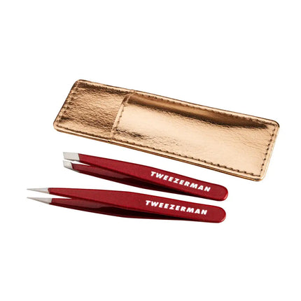 Tweezerman Vintage Rose Mini Tweezer Set with Case