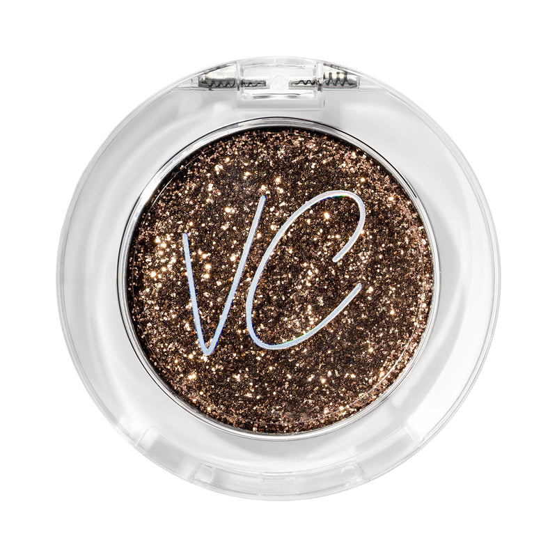 Vani Cosmetics Pressed Glitter Meteor, foliebruine glitter oogschaduw