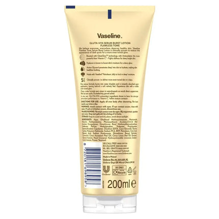 Vaseline Gluta-Hya Flawless Bright Semi Burst Lotion