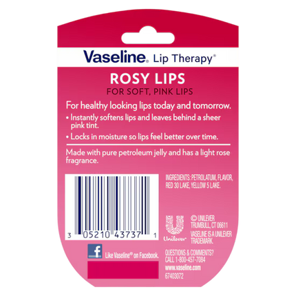 Vaseline Lip Therapy Mini Rosy
