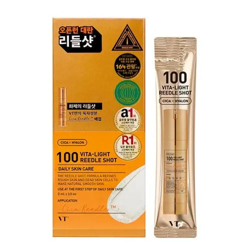 VT Cosmetics 100 Vita-Light Reedle Shot 10x2 ml.