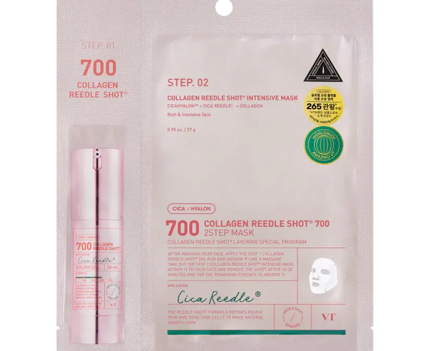 Buy VT Cosmetics Collagen Reedle Shot 700 2 Step Mask online
