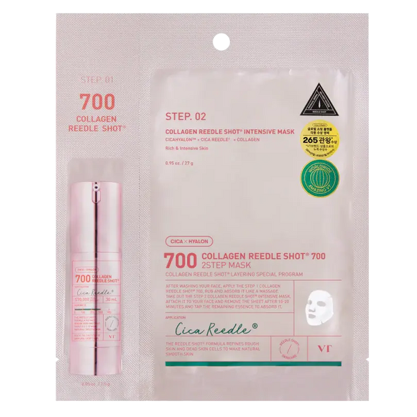 Buy VT Cosmetics Collagen Reedle Shot 700 2 Step Mask online Buy VT Cosmetics Collagen Reedle Shot 700 2 Step Mask online