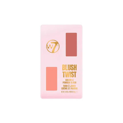 W7 Cosmetics Blush Twist Cream & Powder Blush Peace Out