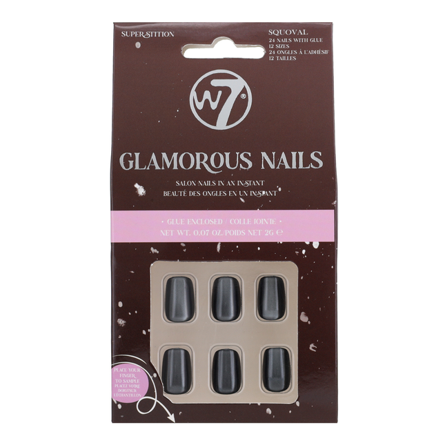 W7 Cosmetics Glamorous Press-On Nails Superstition