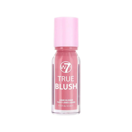 W7 Cosmetics True Blush Dewy Liquid Blusher Hushed Pink