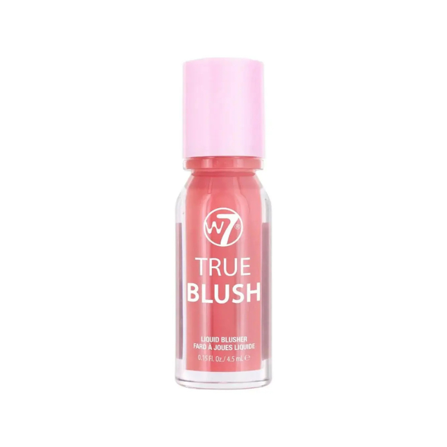 W7 Cosmetics True Blush Dewy Liquid Blusher Pink Citrus