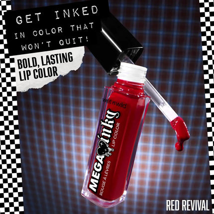 Wet n Wild Mega Inky Lip Color Red Revival