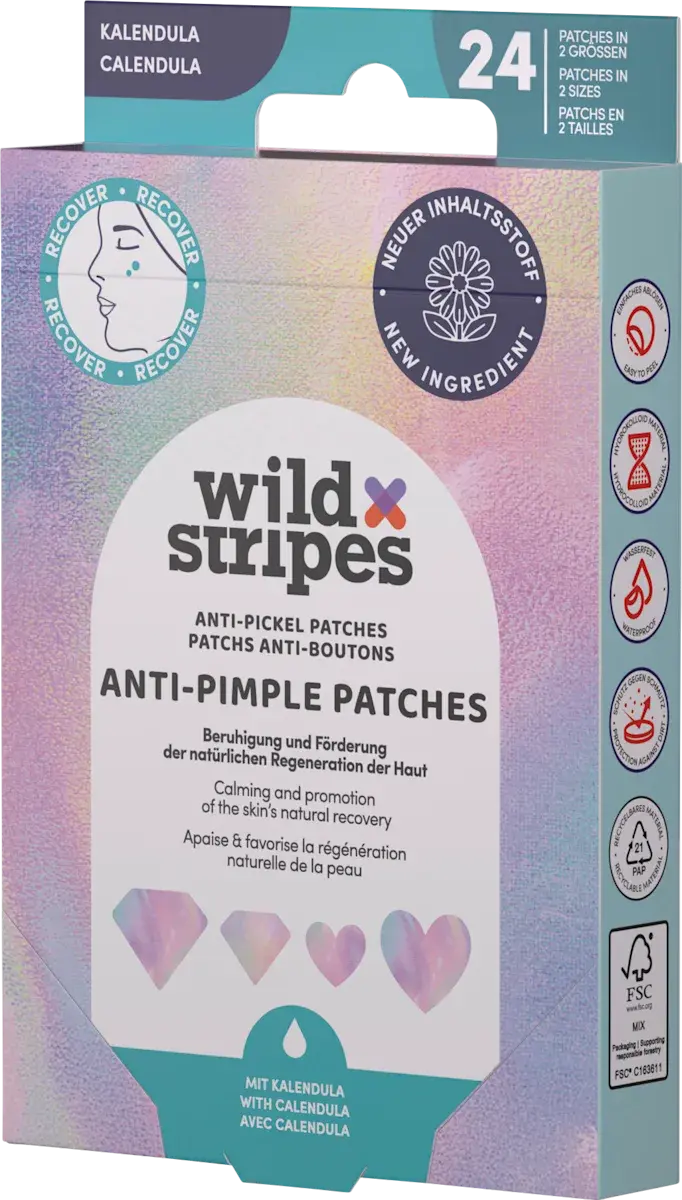 Wild Stripes Ant-Pimple Patches Diamond Recovery