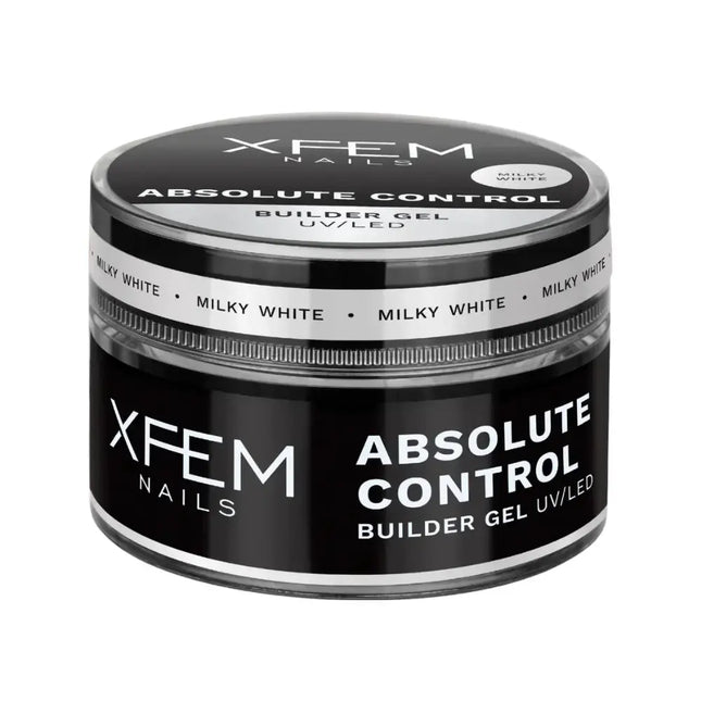 XFEM Builder Gel Absolute Control UV/LED Milky White 50 ml.