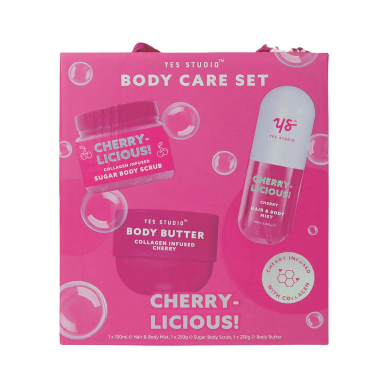Yes Studio Cherrylicious Body Care Gift Set