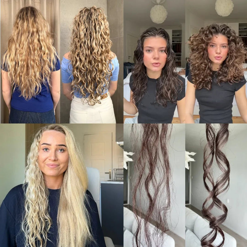 Yuaia Haircare Twirl and Curl Curly Oil, haarolie voor glanzende en gedefinieerde krullen, foto 5 van 9