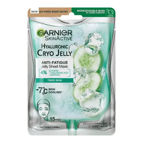 Garnier Cryo Jelly Anti-Fatigue Face Mask with Hyaluronic Acid